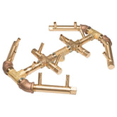 Photo of Octagonal Crossfire Brass Burners - Marquis Gardens